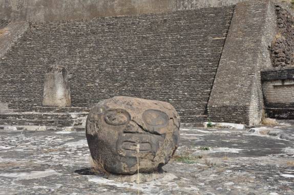As ruínas da antiga pirâmide de Cholula, no México